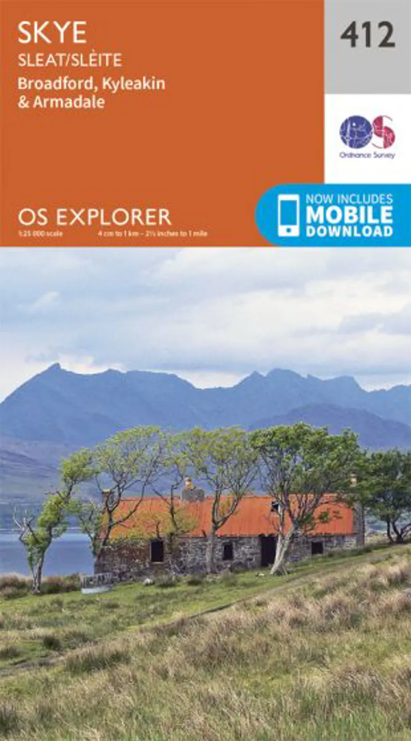 OS Explorer Map 412 - Skye - Sleat